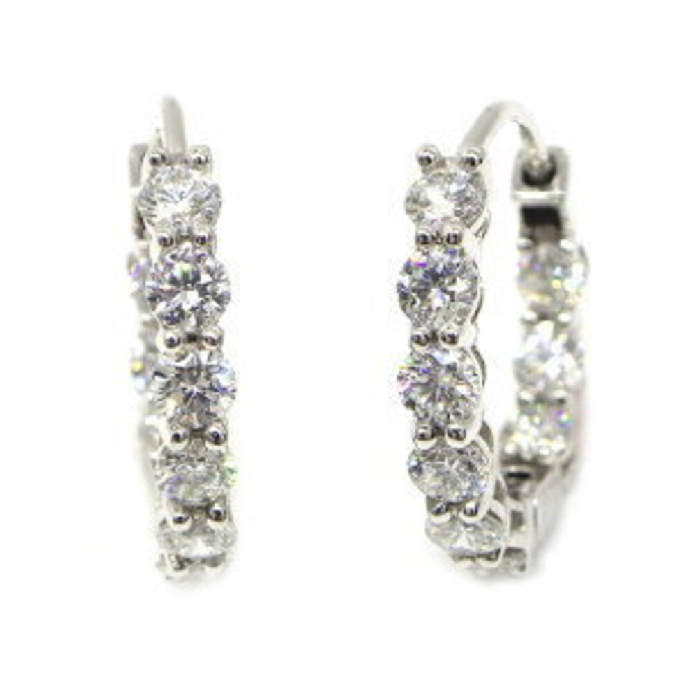 Tiffany Co Hoop Earrings Diamonds